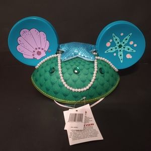 NEW Disney Parks Ariel The Little Mermaid Mickey Ears Hat Embroidered "KATIE"
